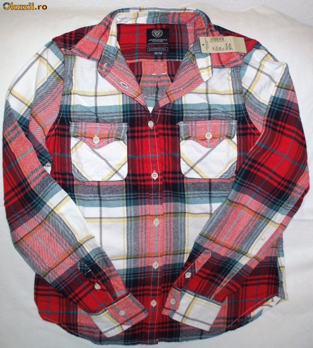 Camasa DAMA Flanel American Eagle SUPER-REDUCERE!!!! foto mare