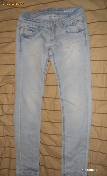 Jeans dama Terranova masura M foto mare