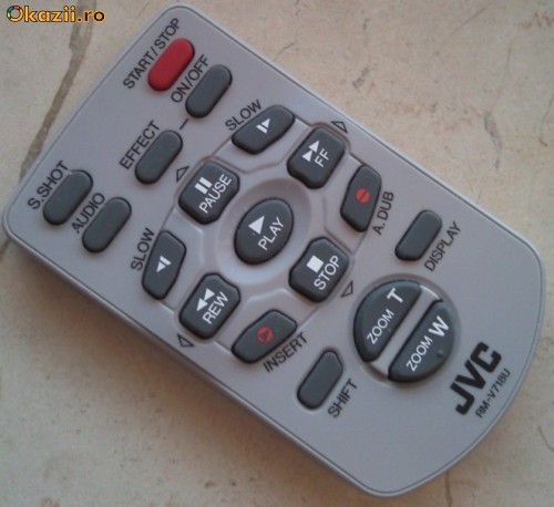 Telecomanda camera video mini dv JVC RM-V718U foto mare