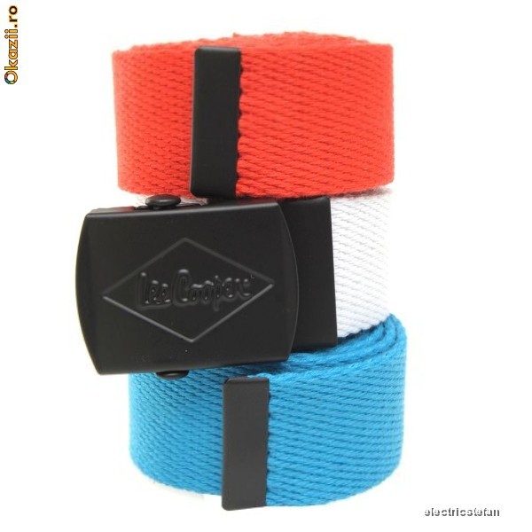Set 3 x Curea / Centura LEE COOPER - 1 singura catarama foto mare