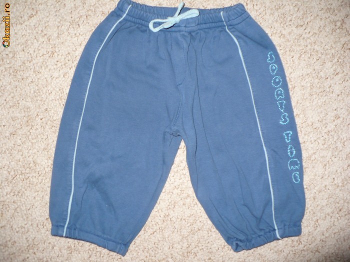 PANTALON DE TRENING  COPII 0 - 6 LUNI foto mare