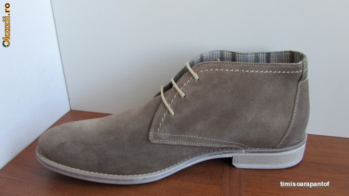 botine barbati casual san marina crem foto mare