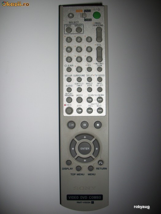 TELECOMANDA SONY DVD COMBO VHS VIDEO TV   MODEL RMT-V 503 A foto mare