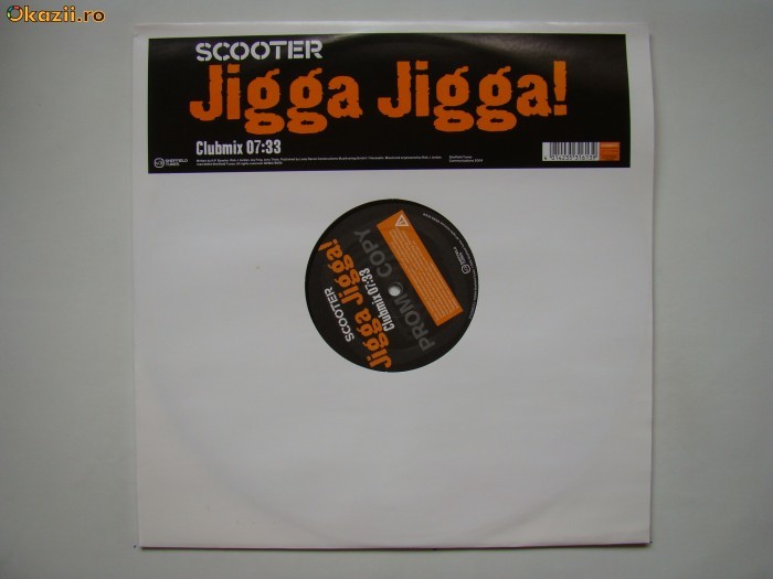 Scooter , Jigga Jiga , Discul  se afta in stare foarte buna, aproape nou foto mare