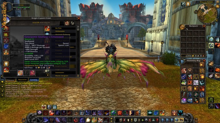 WARRIOR 85   8x85 Alt's-10.300 ACHIV-2 LEGENDARE:Thunderfury Sulfuros-45Titluri-120Mounts 140Comp. Diablo 3/StarCraft 2 FREE TOP10 WARR EUROPE foto mare