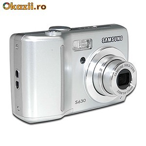 OFERTA!!! Camera foto digitala SAMSUNG S630 + Incarcator baterii Philips + card memorie 1 GB Toshiba + snur original Samsung foto mare