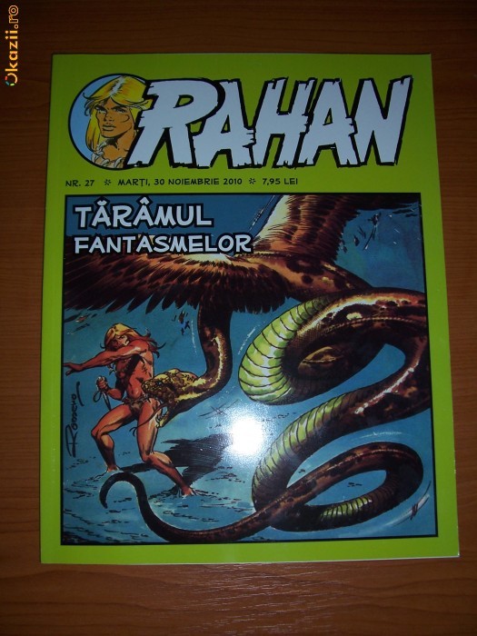 RAHAN , TARAMUL FANTASMELOR . NR 27 .NOU NOUT. foto mare