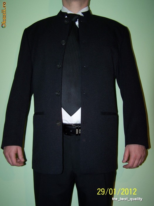 sacou original, cu guler rusesc, ANGELO LITRICO, mar. 50 REDUCERE 20% foto mare