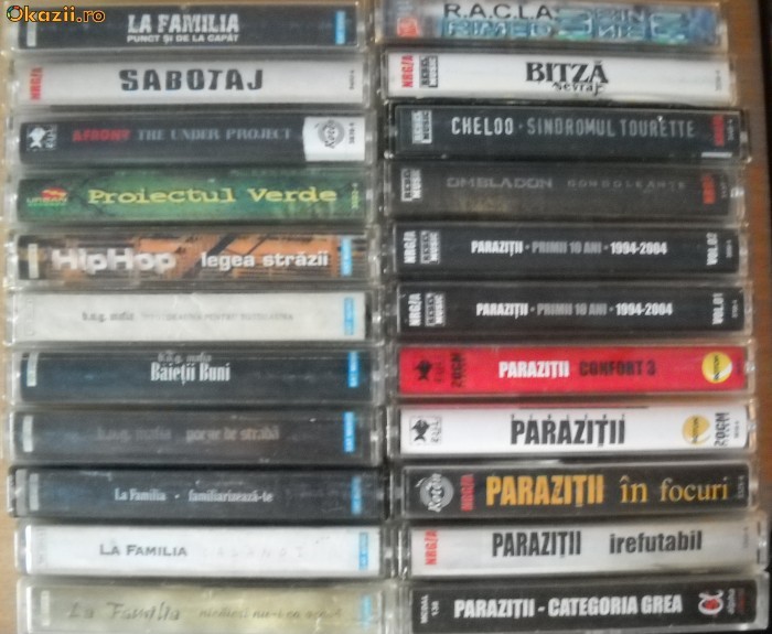 Casete Audio HIP HOP 21 Bucati, Colectie IEFTINA foto mare