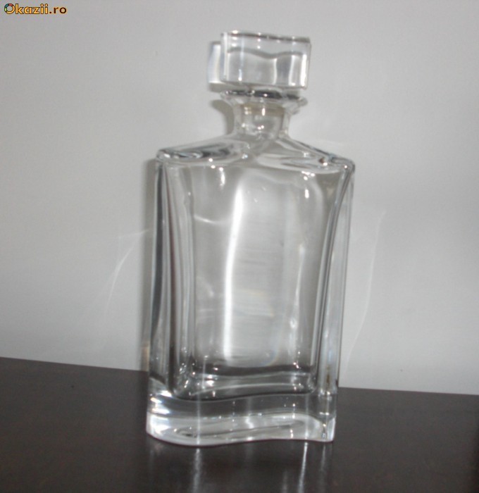 Decanter Cristal de BOHEMIA - NOU! foto mare