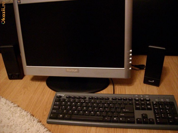 MONITOR LCD HORIZON + BOXE SI TASTATURA CADOU!!!!! foto mare