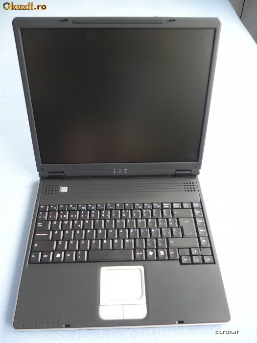 Laptop Mitac 8090p 15 Pentium M 1730 MHz, 512 DDR, HDD 20 GB, DVD RW, Wireless, TV Out - TRANSPORT GRATUIT foto mare