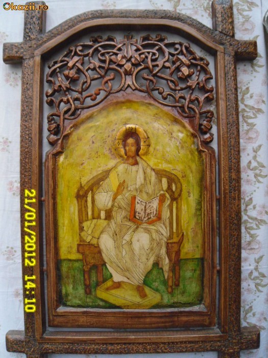 icoane lemn sculptate foto mare