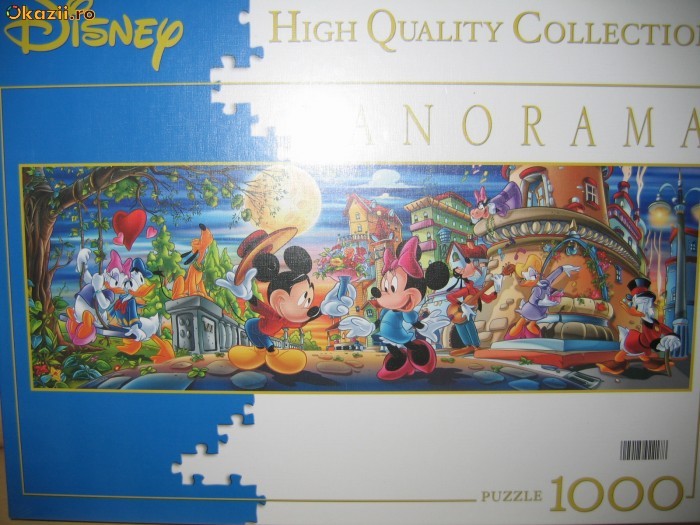 Puzzle Disney Panorama, Clementoni, 1000 de piese foto mare