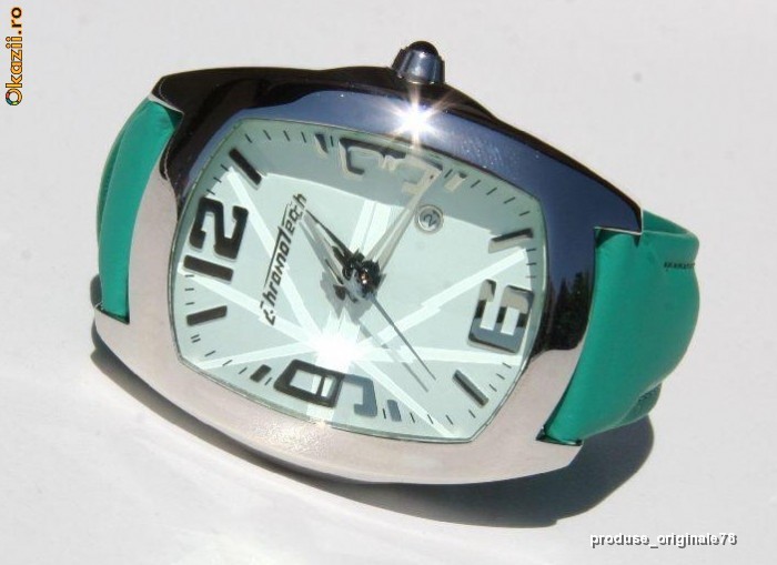 Ceas barbatesc CHRONOTECH CT7588J10, nou cu eticheta si cutie, garantie internationala PRET CATALOG 145 EURO foto mare