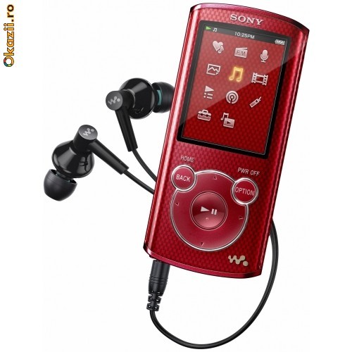 MP3 Player Sony NWZE464R, 8GB foto mare