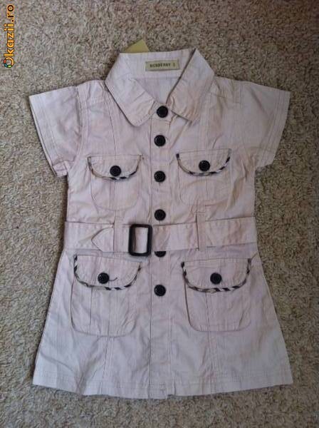 ROCHIE, ROCHITA  BURBERRY NOUA, CREM, FRUMOASA, 2-4  ANI foto mare