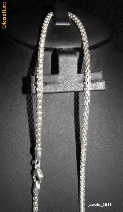 Lantisor Argint de 46 cm (50X32) foto mare
