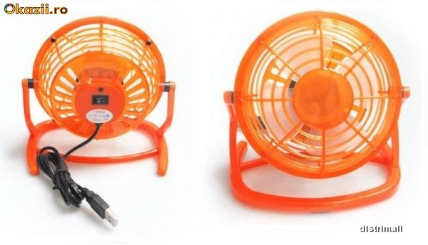 Ventilator de birou pe USB foto mare