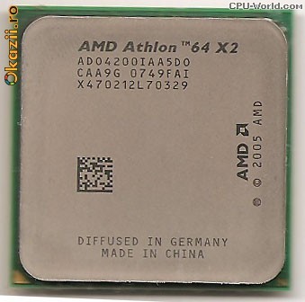 Procesor dual-core AMD Athlon 64 X2 4000+ Brisbane - socket AM2 - 180 lei foto mare