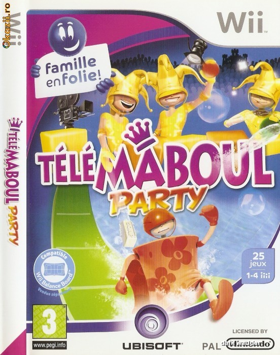 JOC WII TELE MABOUL PARTY ORIGINAL PAL MULTIPLAYER (Transport gratuit la plata in avans) foto mare
