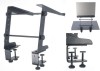 Stand laptop, sist. prindere birou, reglabil, metalic
