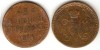 AA, Monezi RUSIA, 3 Kopeici 1844, Cupru