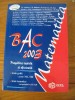 D. Andrica, M. Baluna	- Matematica bac 2003