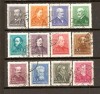 Timbre Ungaria 1932/*489-500- Celebritati Ungare
