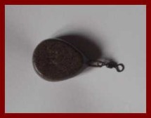 Plumb Korda Flat Pear Swivel - 3,5 oz - 100g foto