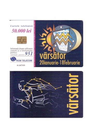 CARTELA  ZODII - VARSATOR ** foto mare