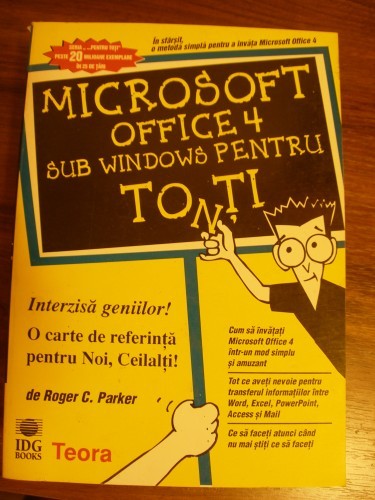 Microsoft Office pentru toti foto mare