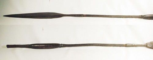 Lance africana originala sec XIX - arma de razboi , sulita foto mare