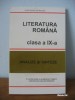 Gheorghe Mitrache	- Literatura romana. Analize si sinteze