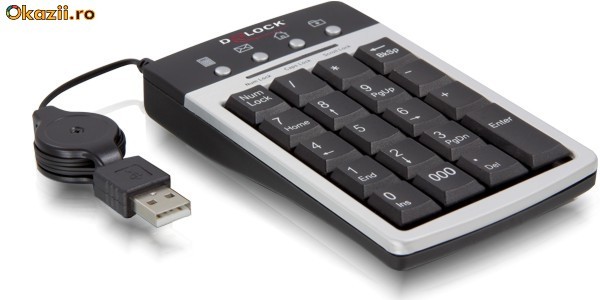 Tastatura numerica pe USB cu Hot Keys - 12369 foto mare