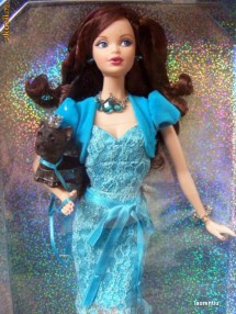 Birthstone Beauties - Miss Turquoise (December) Barbie, roscata foto