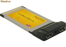 Adaptor PCMCIA CardBus la 2x USB 2.0- 61604 foto