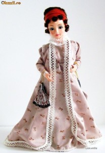 Papusa de portelan Dolley Payne Madison 1987 - superba!