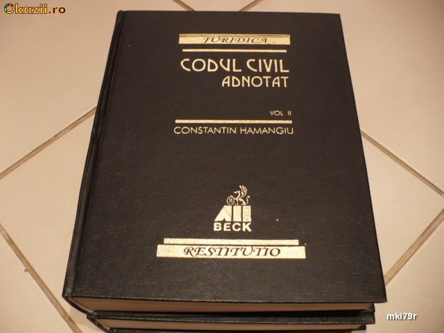 CODUL CIVIL ADNOTAT foto mare