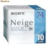 Minidisc MD 74 min, Sony , set 10buc