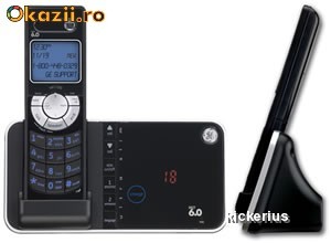 GE  DECT 6.0  ULTRA SLIM CORDLESS Caller ID Nou, sigilat foto mare