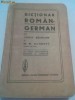 C.SAINEANU si M.SCHROFF - DICTIONAR ROMAN-GERMAN
