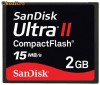 SanDisk 2GB Ultra II Compact Flash Card (15Mb/s)