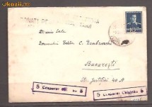 === 1942-PLIC CENZURAT CHISINAU 5+FLAMA PROPAGANDA=== foto