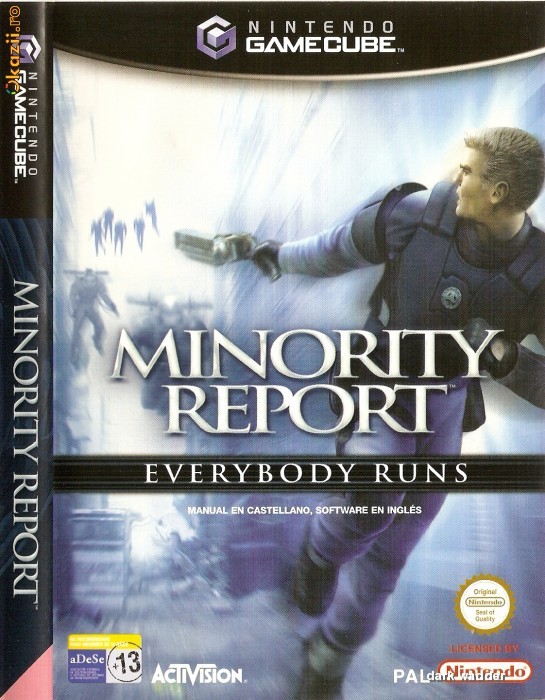 JOC GAMECUBE WII MINORITY REPORT ORIGINAL PAL foto mare