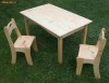 Masa cu 2 scaune paltin gradinita ecologic si ergonomic