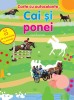 Carte cu autocolante. Cai si ponei - 115707