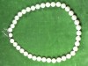 2- SUPERB COLIER DE SIMILI PERLE CU INCHIZATOARE DIN ARGINT AURIT - PRODUS DE CELEBRA  FIRMA  DE JEWELRY FASHION  MAJORICA  SPANIA