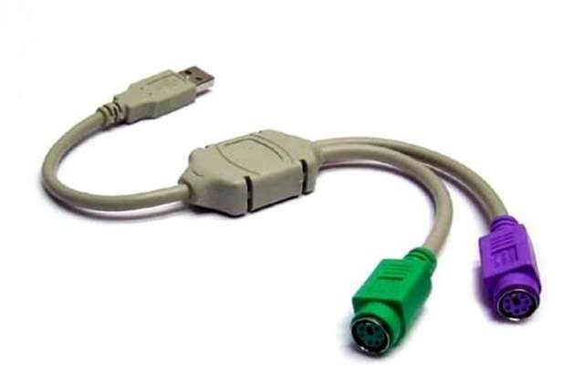 Переходник USB на 2 порта PS/2. . Позволяет одновременно подключить клавиа Переходник USB на 2 порта PS/2. . Позволяет одновременно подключить клавиа