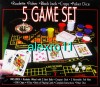 SET POKER - RULETA - ZARURI  5 IN 1 GAME - LICHIDARE
